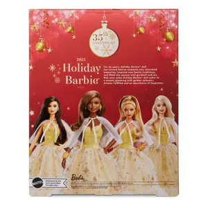Signature doll Mattel Barbie 2023 Holiday Barbie #2 image-3