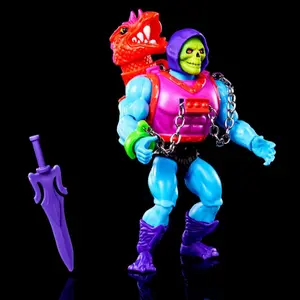 Figurine Mattel Masters Of The Universe Origins Deluxe Dragon Blaster Skeletor image-4