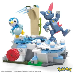Building sets - Snow day for tiplouf and farfuret Mattel Pokémon Mega Construx image-0
