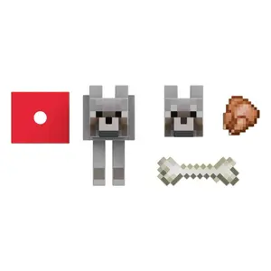 Figurine Mattel Minecraft Diamond Wolf image-5