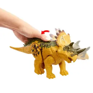 Figurine Mattel Jurassic World Dino Trackers Wild Roar Regaliceratops image-4