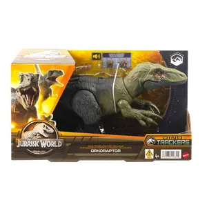 Figurine Mattel Jurassic World Dino Trackers Wild Roar Orkoraptor image-2
