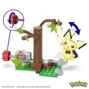 Building sets - Pichu picking Mattel Pokémon Mega Construx image-2