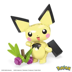 Building sets - Pichu picking Mattel Pokémon Mega Construx image-3
