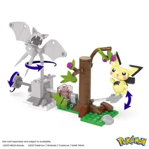 Building sets - Pichu picking Mattel Pokémon Mega Construx image-4