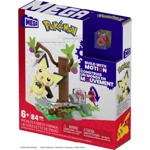 Building sets - Pichu picking Mattel Pokémon Mega Construx image-5