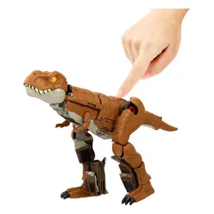 Figurine Mattel Jurassic World Fierce Changers Chase 'N Roar Tyrannosaurus Rex image-1