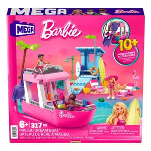 Malibu dreamboat building sets Mattel Barbie MEGA Mattel Barbie MEGA image-4