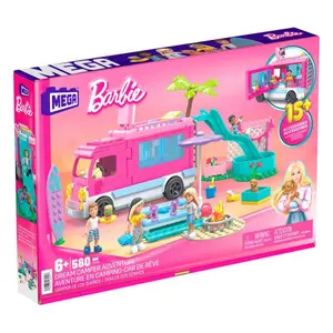 Dream camper van adventure building sets Mattel Barbie MEGA image-4