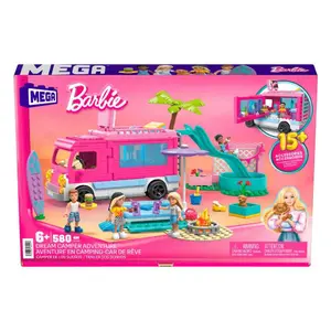Dream camper van adventure building sets Mattel Barbie MEGA image-5