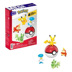 Jogos de construção para crianças Mattel Pokémon Mega Construx Paldea image-2
