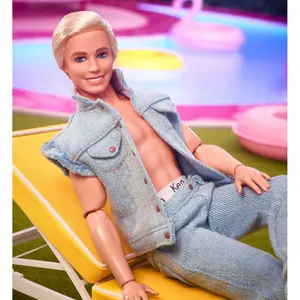 Signature doll Mattel Barbie The Movie Ken Wearing Denim Matching Set image-5