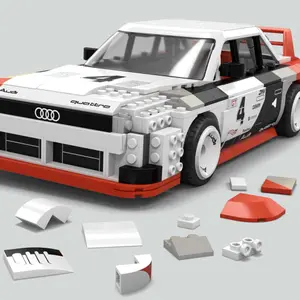 Konstruktionsspil Mattel Hot Wheels Mega 1/15 Audi 90 Quattro IMSA GTO image-3