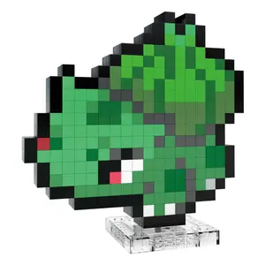 Konstruktionsspiele Mattel Pokémon Mega Bulbizarre Pixel Art image-0