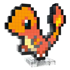 Byggsatser för barn Mattel Pokémon Mega Pixel Art image-0