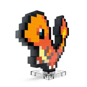 Byggsatser för barn Mattel Pokémon Mega Pixel Art image-3