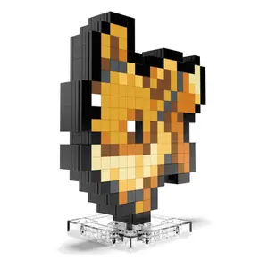 Construction games Mattel Pokémon Mega Évoli Pixel Art image-0