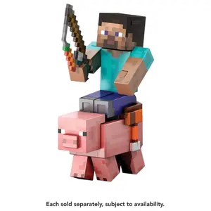 Figurka kolekcjonerska Mattel Minecraft Level Pig image-5