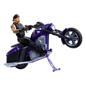 Undertaker Figurine Mattel WWE Wrekkin' véhicule Big Evil Slamcycle image-0