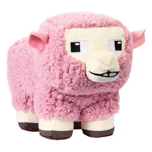 Plush Mattel Minecraft - mouton rose image-0