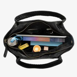 Torebka skórzana na ramię pleciona damska Matties Bags image-2