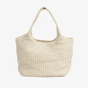 Torebka skórzana na ramię pleciona damska Matties Bags image-1