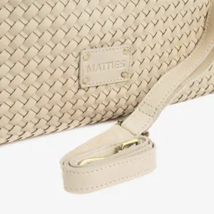 Woven Leather Shoulder Bag Woman Matties Bags image-3