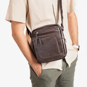 Leather shoulder bag Matties Bags Expert image-3