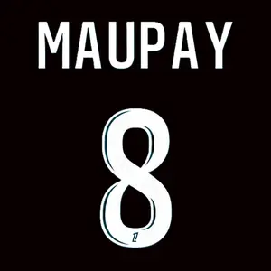 Flocage Olympique de Marseille Ligue 1 MAUPAY #8 2024/25 image-0