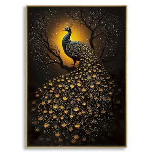 Διακοσμητικός τοίχος πίνακας Mauro Ferretti Peacock image-0