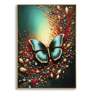 Wall decoration panel Mauro Ferretti Butterfly B image-0
