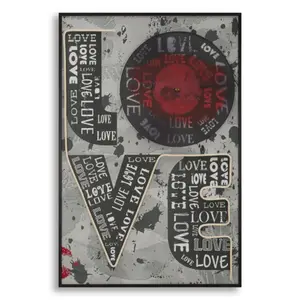 Decorative wall panel with LED Mauro Ferretti Love