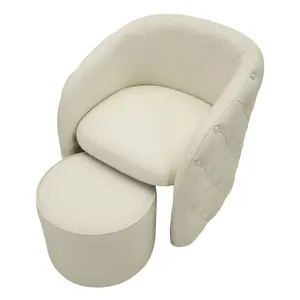 Fauteuil con taburete Mauro Ferretti Zagabria image-1