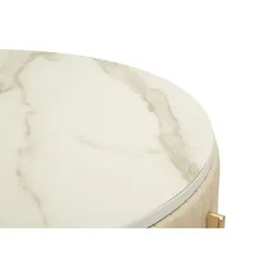 Bedside Table/Dresser with Pouffe Mauro Ferretti image-4