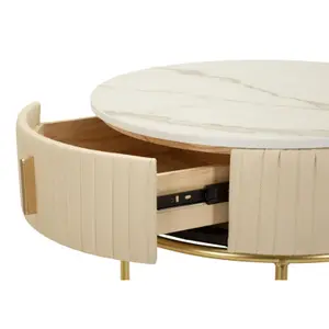 Bedside Table/Dresser with Pouffe Mauro Ferretti image-6
