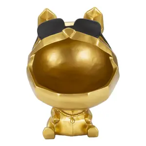 Estatuilla de perro con gafas Mauro Ferretti image-1