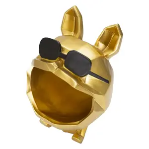 Estatuilla de perro con gafas Mauro Ferretti image-3