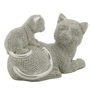 Διακοσμητικό αντικείμενο Mauro Ferretti Gatto Sparky Con Cucciolo image-1