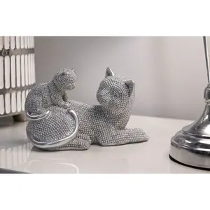 Διακοσμητικό αντικείμενο Mauro Ferretti Gatto Sparky Con Cucciolo image-2