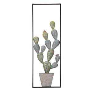 031752000a-wall-decoration-mauro-ferretti-cactus-frame-a-green-light-blue-31x2-5x90-cm