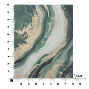 Decoração de parede pintura em tela com vegetação Mauro Ferretti image-0