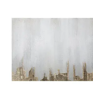 Wall decoration canvas painting goldage Mauro Ferretti image-1