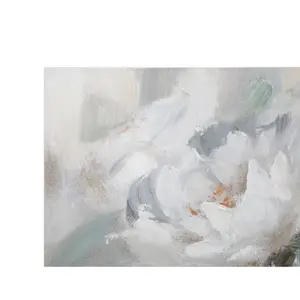 Wanddekoration Leinwandgemälde cremefarbene Blume Mauro Ferretti image-4