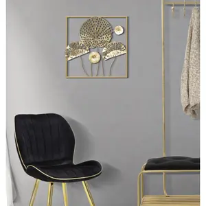 Διακόσμηση τοίχου Mauro Ferretti Gold Flowers image-1