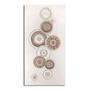 Wanddekoration Leinwandmalerei mit Einsätzen Mauro Ferretti B image-0