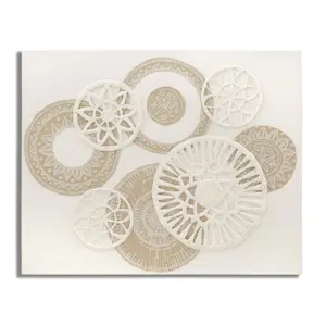 Vægdekoration maleri på lærred med is Mauro Ferretti