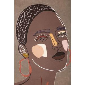 Wanddekoration Leinwandmalerei Mauro Ferretti Tribal A image-2