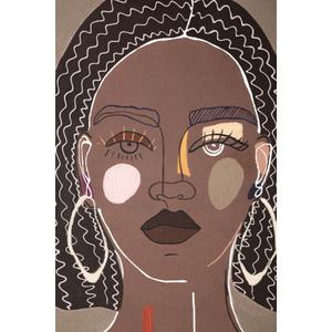 Wall decoration canvas painting Mauro Ferretti Tribal B image-2