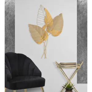 Διακόσμηση τοίχου Mauro Ferretti Autumn Leaf Gold image-1
