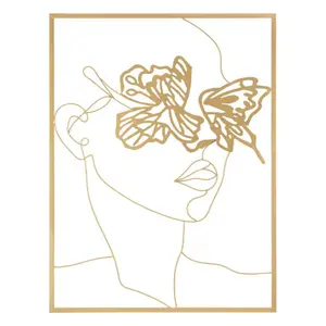 Διακόσμηση τοίχου Mauro Ferretti Gold Face image-0